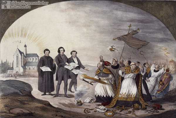 Mockery of Ultramontanism and Obscurantism in the Roman Catholic Church (c. 1847) 